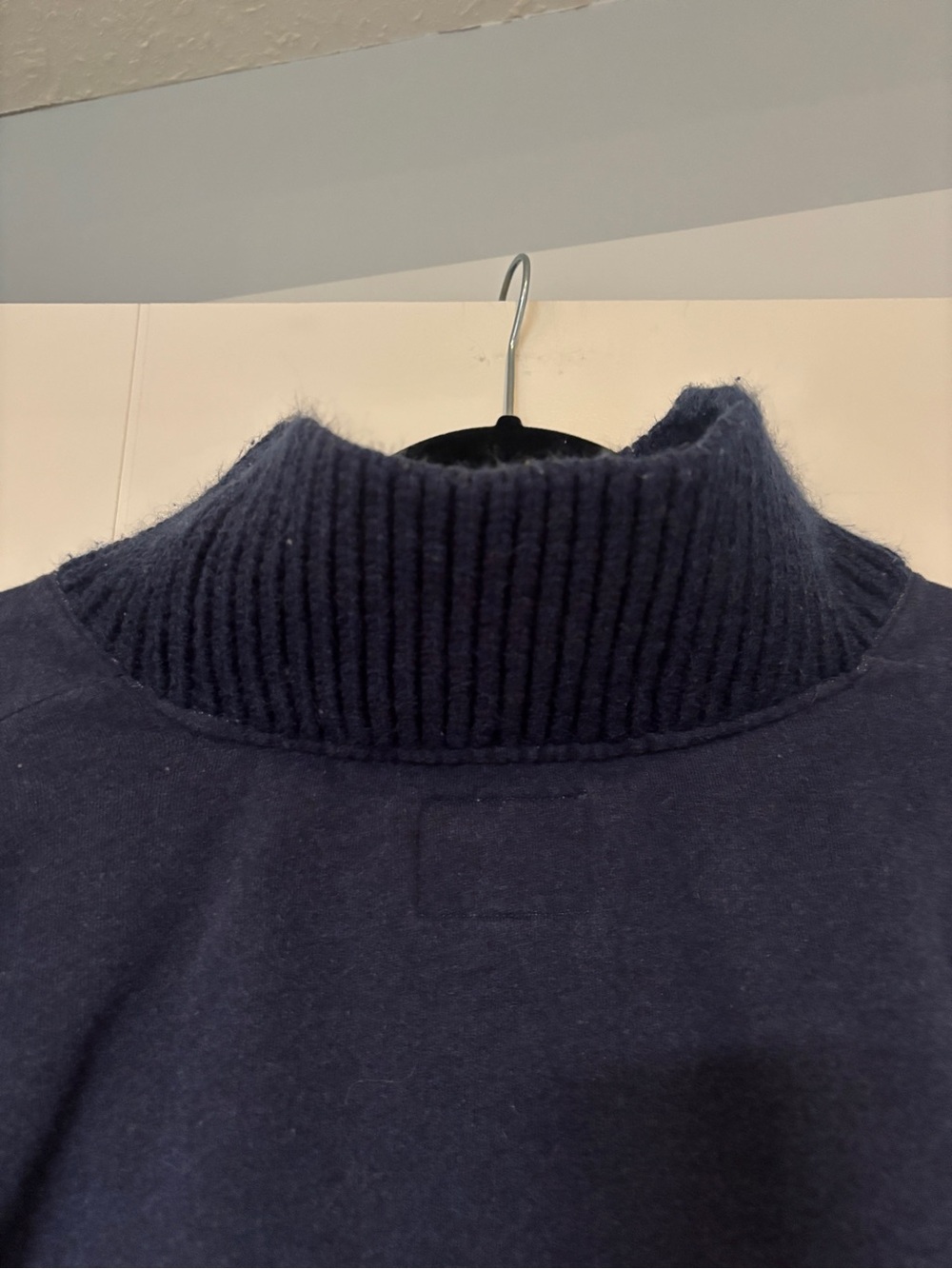 Roots Navy Cropped Turtleneck Sweater - Picture 7 of 10